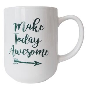 Royal Norfolk Coffee Mug 14 oz White "Make Today Awesome"